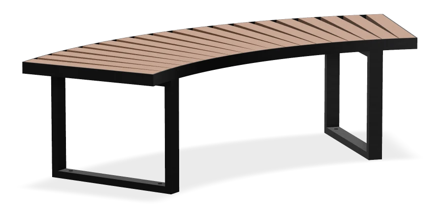 Skyline Curved Bench 5ft