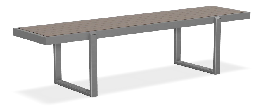 Skyline Backless Bench without Armrests 6ft