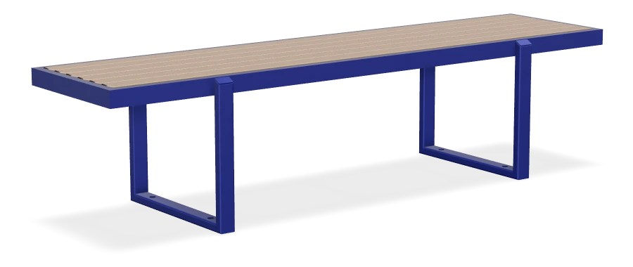 Skyline Backless Bench without Armrests 6ft