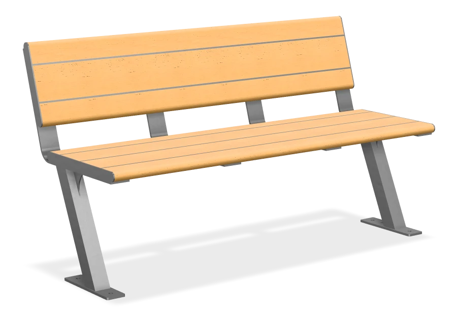 Bayside Bench without Armrests 5ft