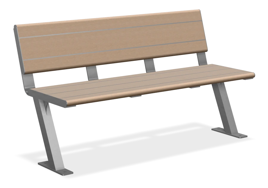 Bayside Bench without Armrests 5ft