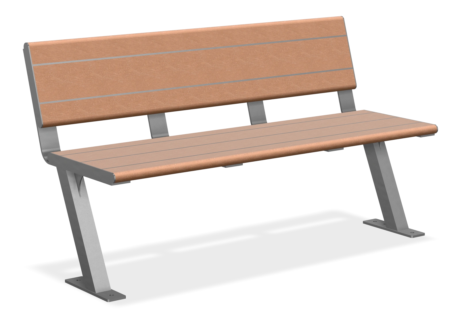 Bayside Bench without Armrests 5ft