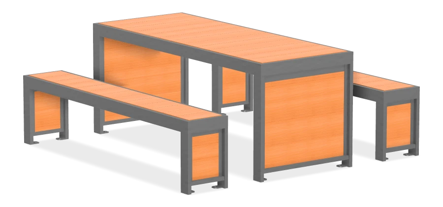 Urban Form Picnic Table 6ft