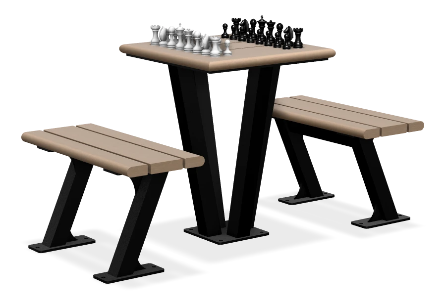 Bayview 2 Seat Games Table Set - Cribbage