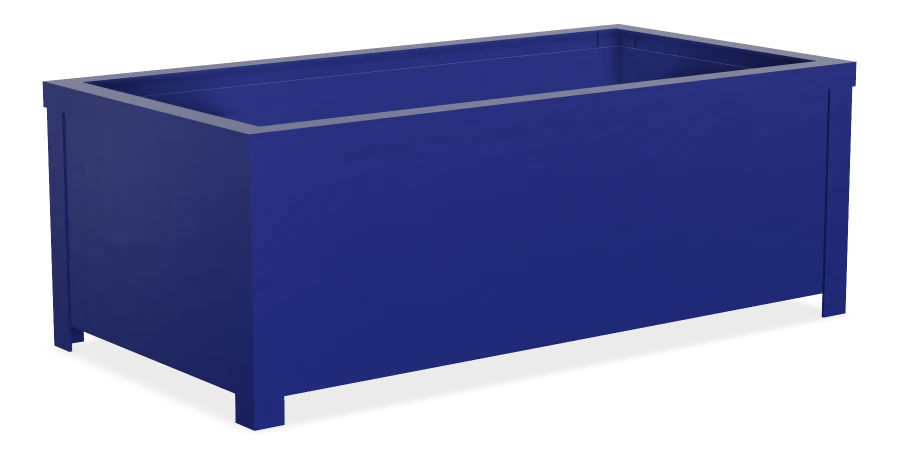 Urban Form Self Watering Aluminum Rectangular Planter