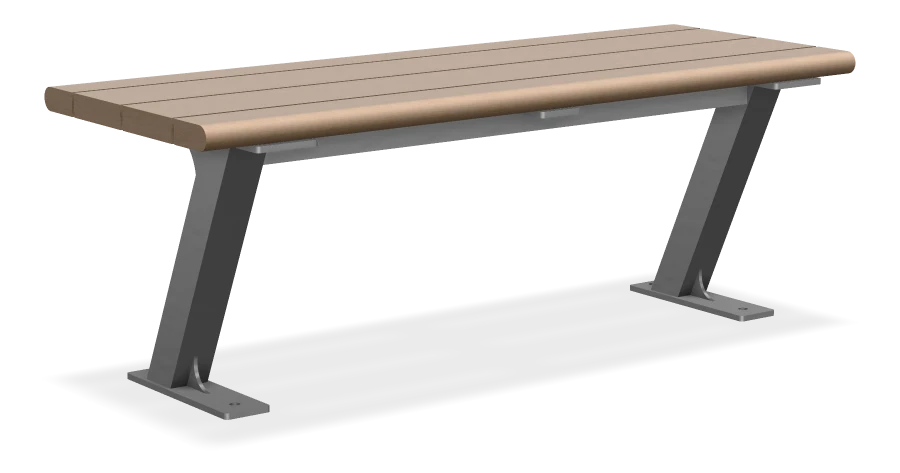 Bayview Backless Bench 4ft