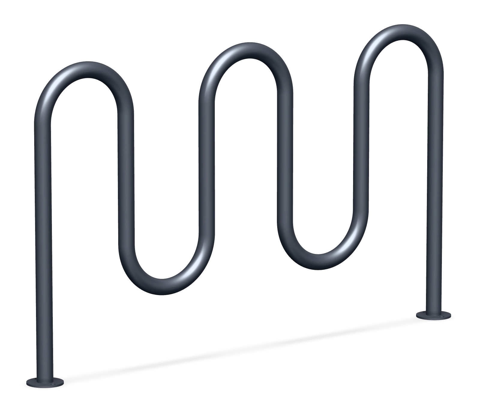 SURF Bike Rack - 7 Spaces - Stainless Steel