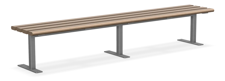 Standard Straight Park Bench 8FT