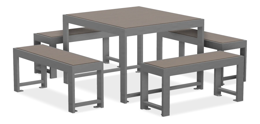 Urban Form Square Harvest Table - 40" x 40"