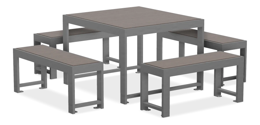 Urban Form Square Harvest Table - 40" x 40"