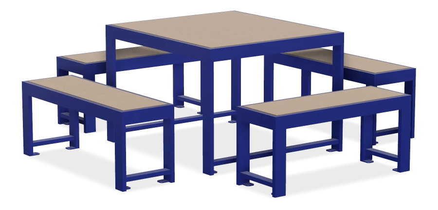 Urban Form Square Harvest Table - 40" x 40"