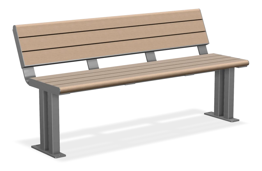 Larson Bench without Armrests 5ft