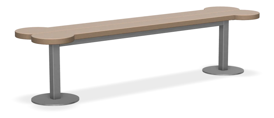Swensson Park Backless Curved Bench 9ft