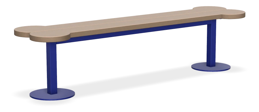 Swensson Park Backless Curved Bench 9ft