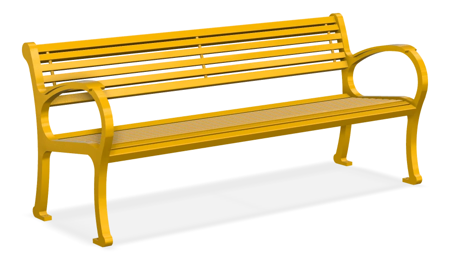 Mountain Classic Aluminum Bench 6ft