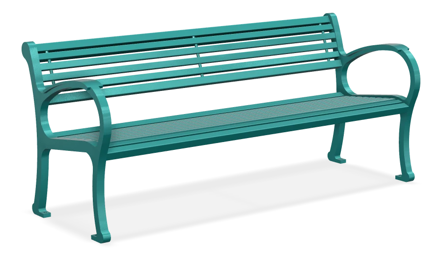 Mountain Classic Aluminum Bench 6ft