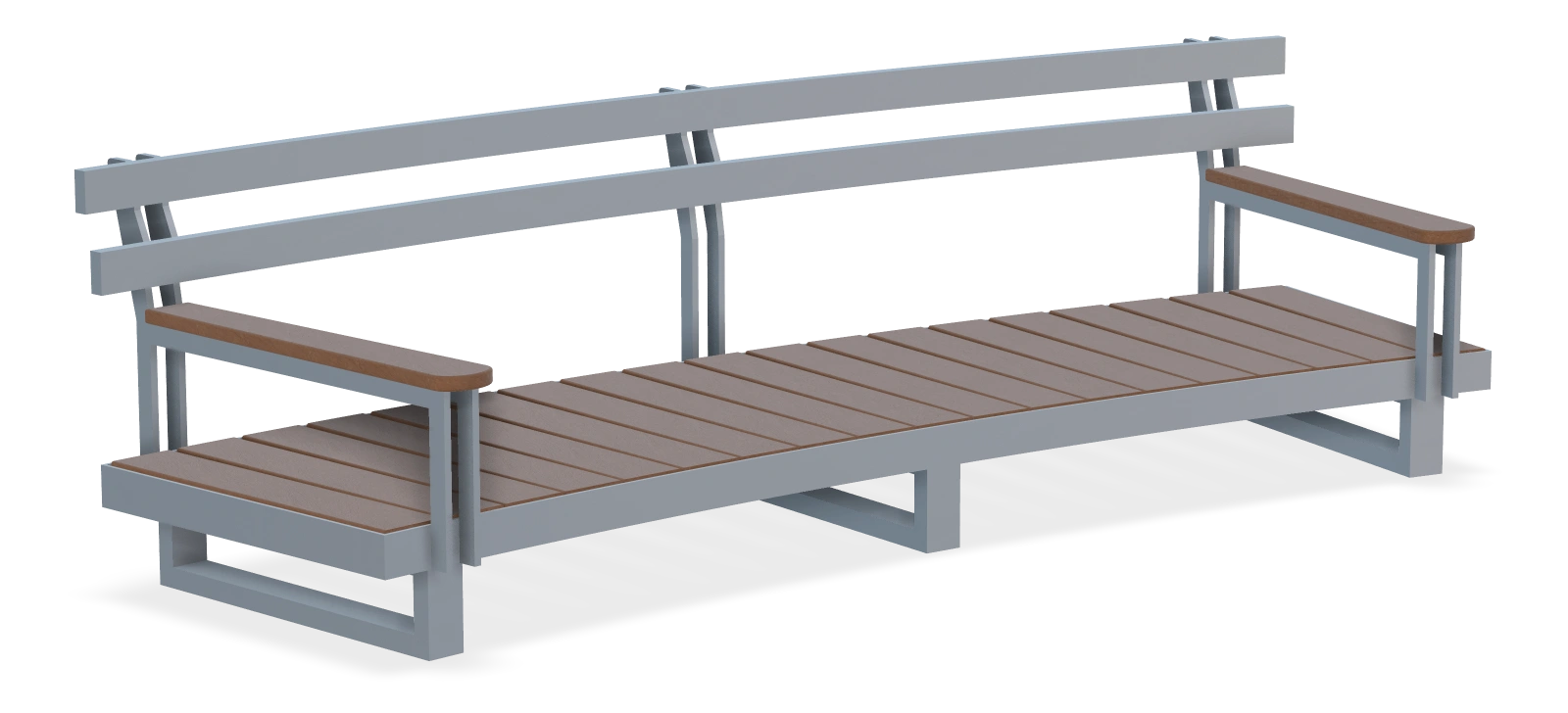 Custom Dawson Creek Hospital Bench R5450 - Wall Top Mount