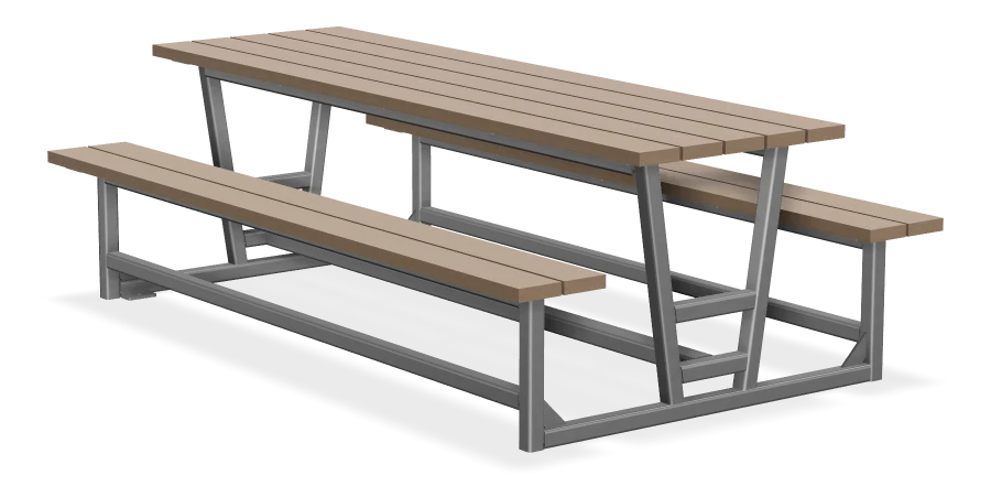 Rutherford Heavy Duty Picnic Table 8ft