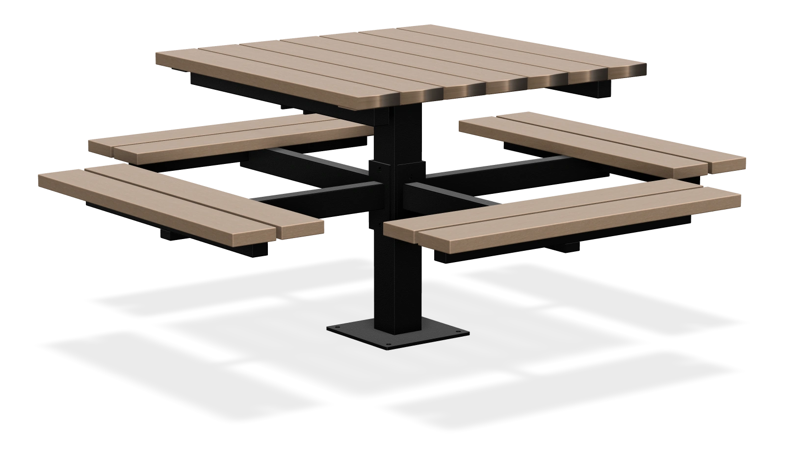 Single Pedestal Picnic Table