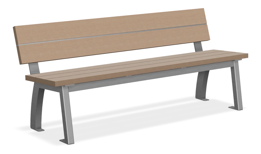 Aylesbury Buddy Bench Without Armrests 5ft