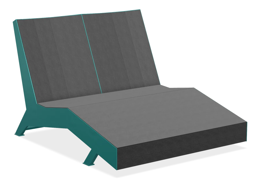JEM Double Chaise Lounger
