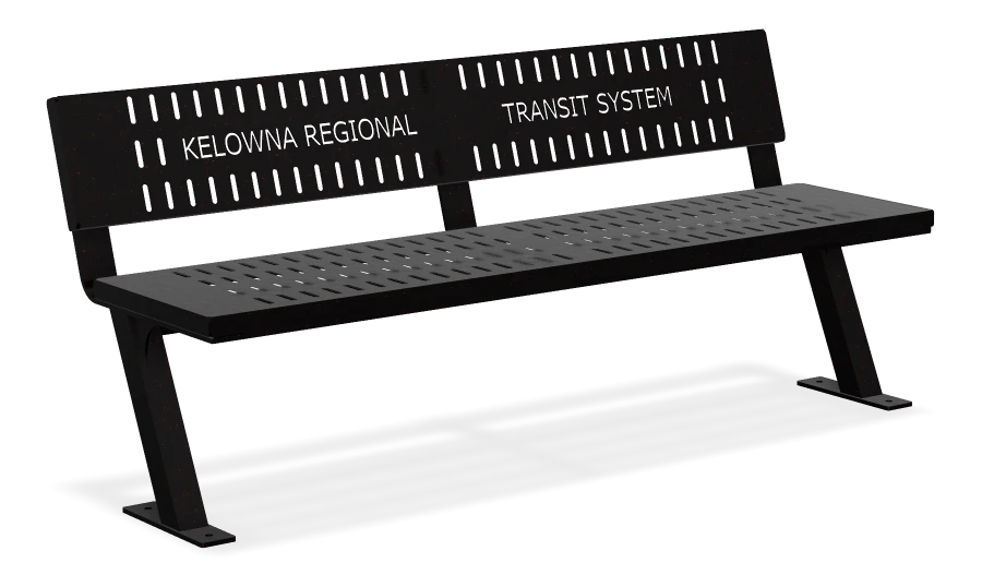 Bayside All Metal Bench