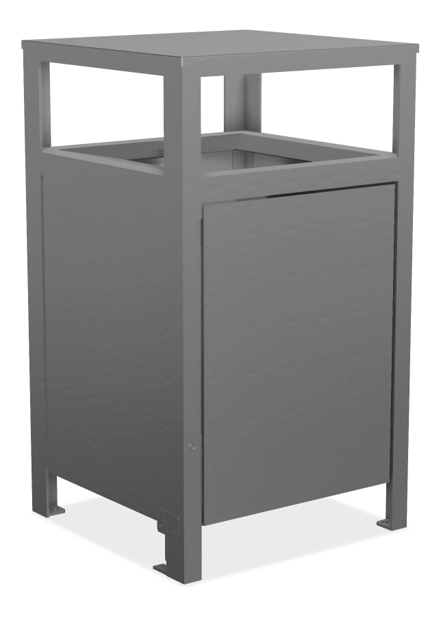 Urban Form Aluminum Easy Access Waste Receptacle