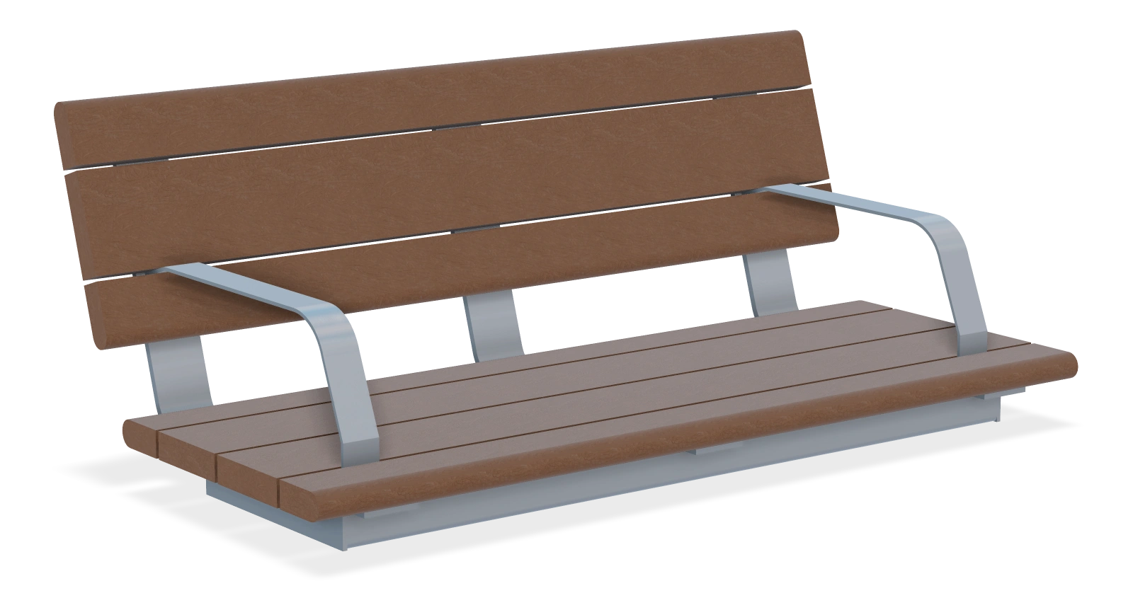 Bayview Wall Top Bench 4ft