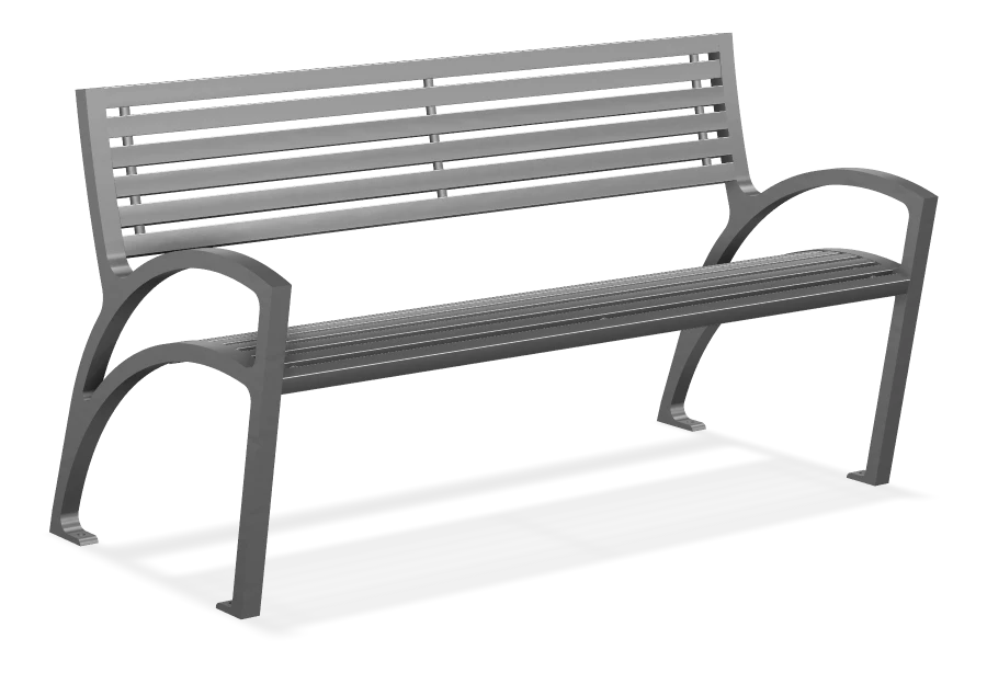 Modena Aluminum Bench 5ft