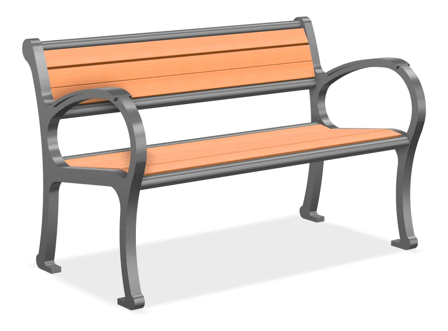 Mountain Classic Bench 4ft