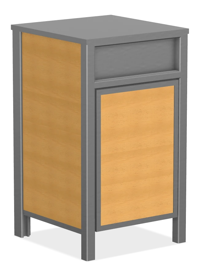 Urban Form Waste Receptacle