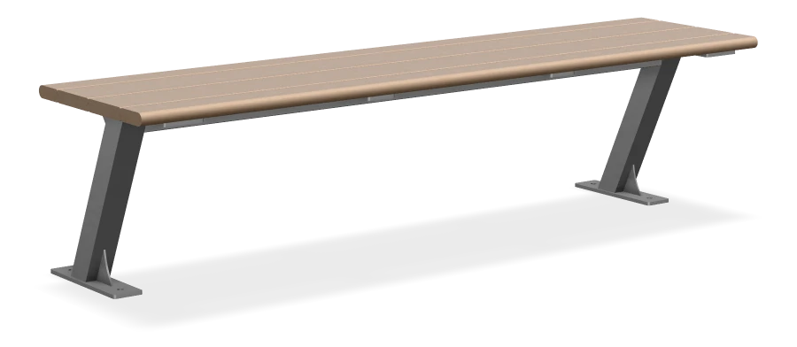 Bayview Backless Bench 6ft