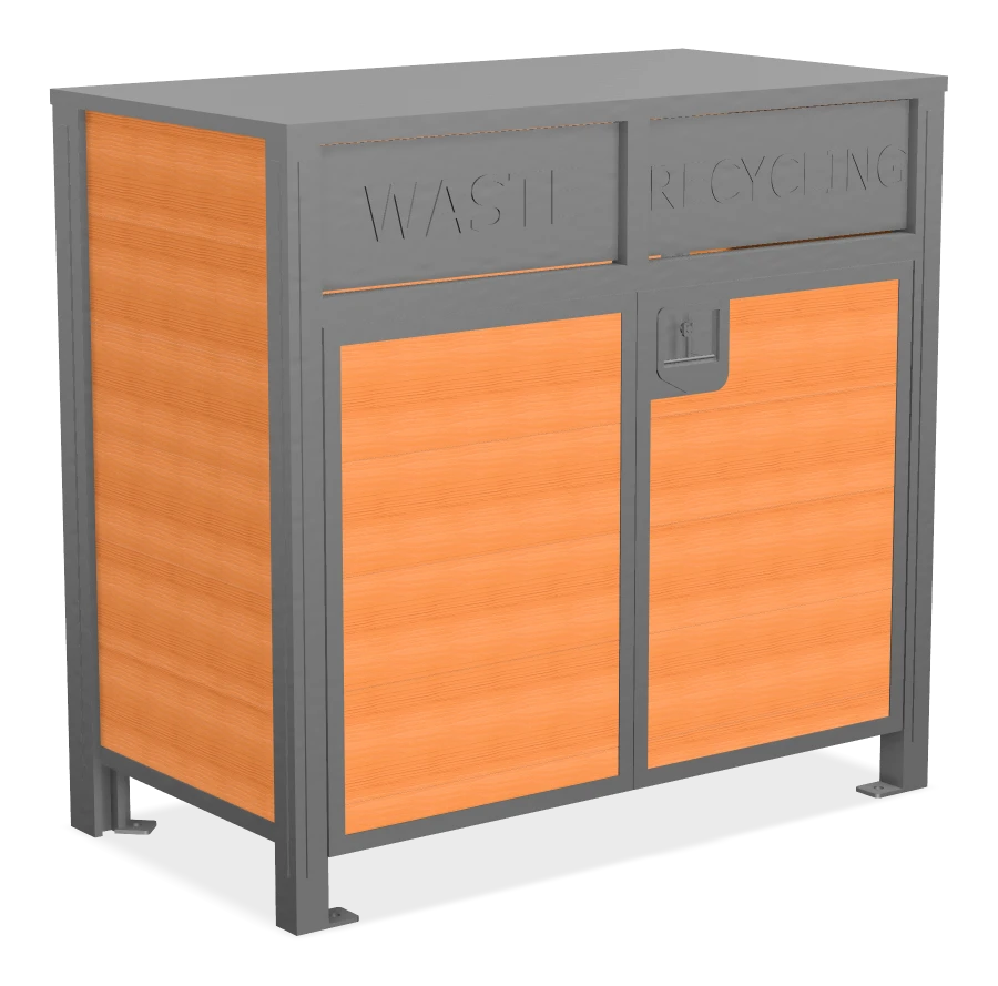Rio Can Urban Form Three Stream Waste Recycler