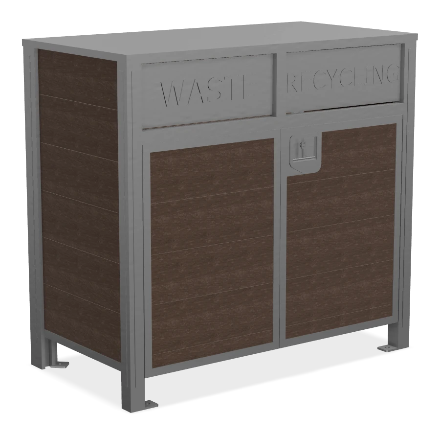 Rio Can Urban Form Three Stream Waste Recycler