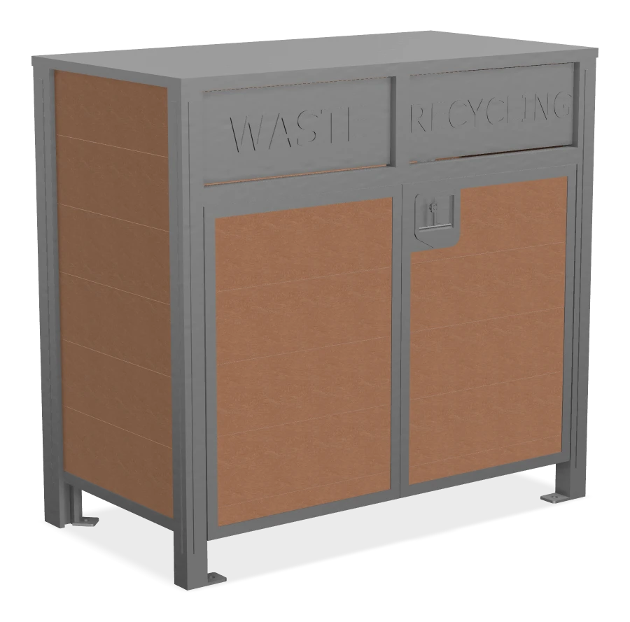 Rio Can Urban Form Three Stream Waste Recycler