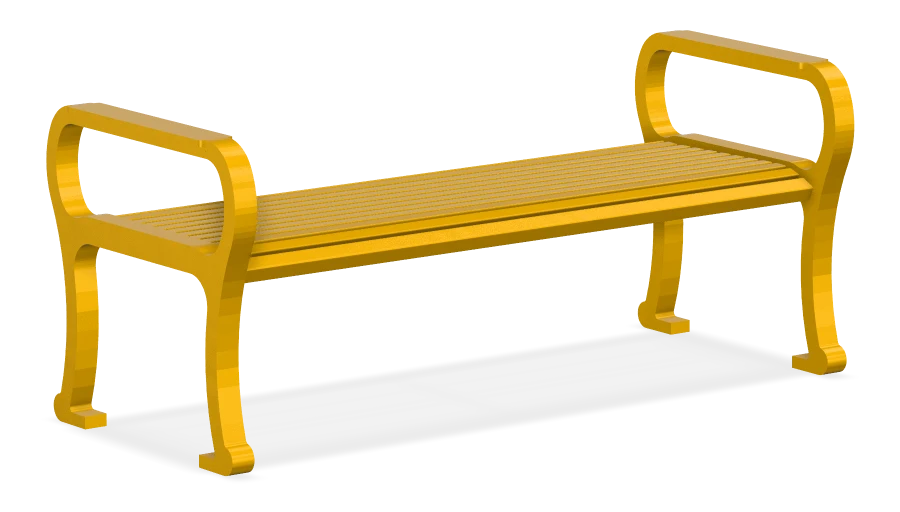 Mountain Classic Aluminum Backless Bench 5ft