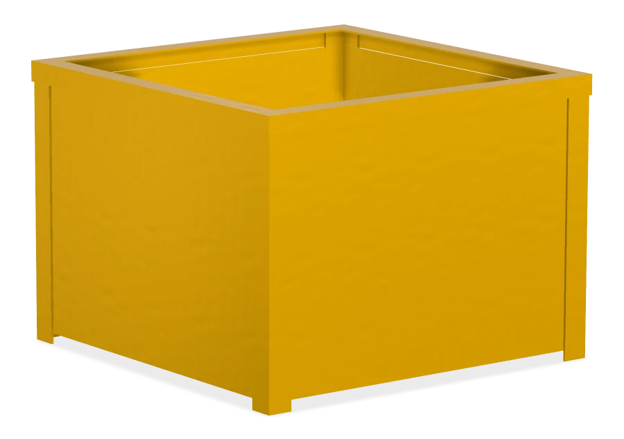 Urban Form Self Watering Aluminum Square Planter