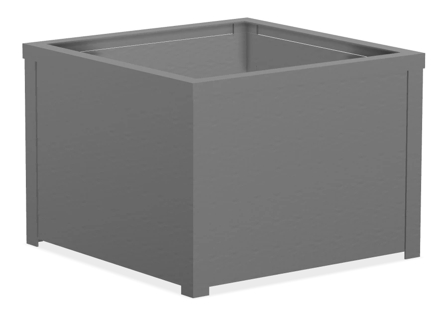 Urban Form Self Watering Aluminum Square Planter