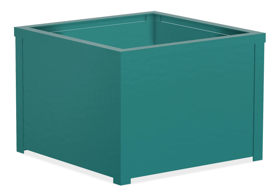 Urban Form Self Watering Aluminum Square Planter