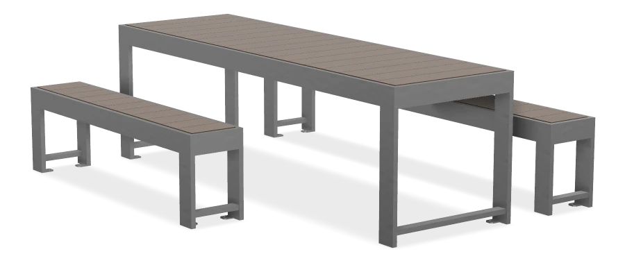 Urban Form Harvest Table Wheelchair Accessible Picnic Table  8ft