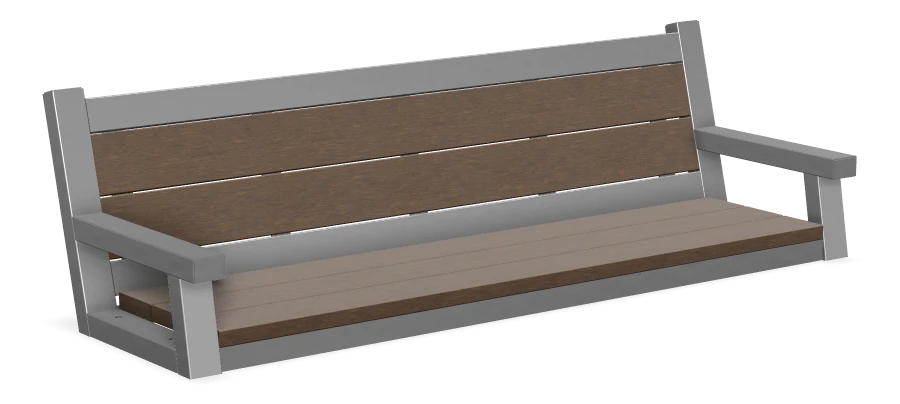 Rutherford Wall Top Bench 6ft