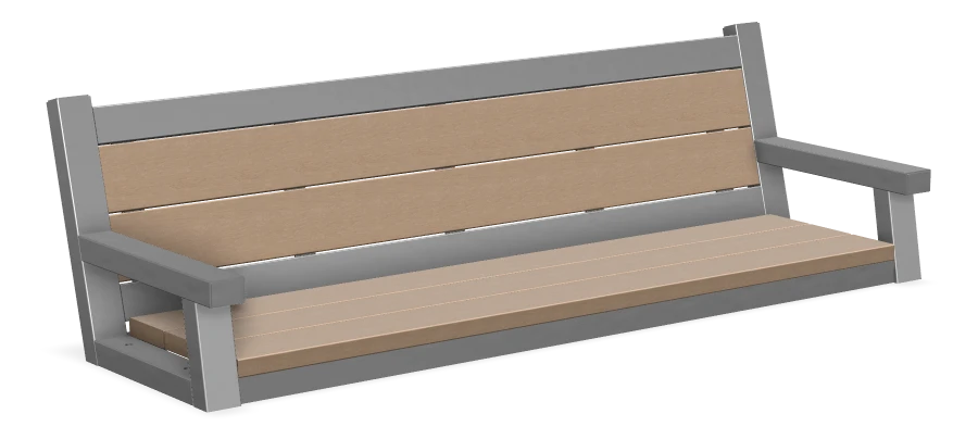 Rutherford Wall Top Bench 6ft
