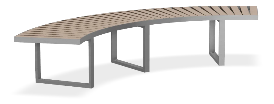 Skyline Curved Bench 8ft