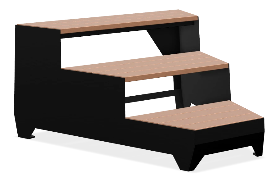 Strataview Step Bench 5ft