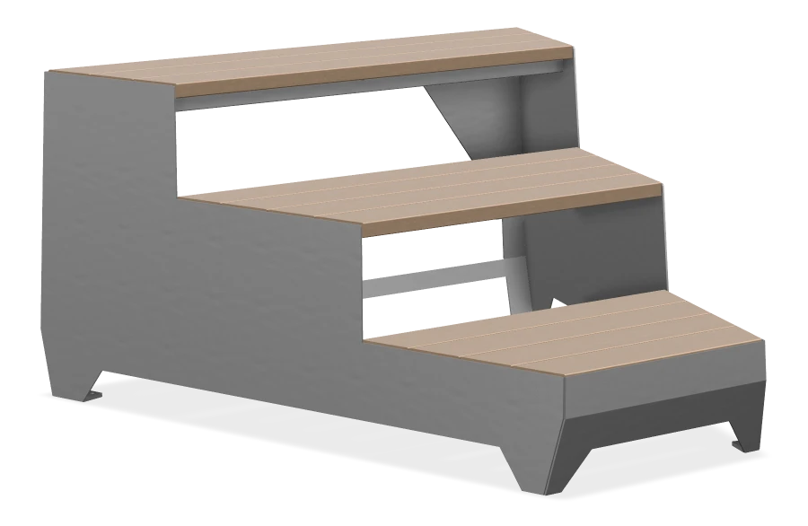 Strataview Step Bench 5ft