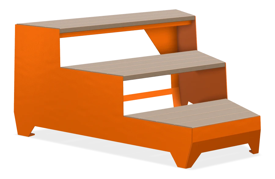 Strataview Step Bench 5ft