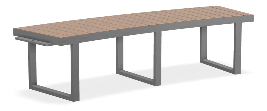 Skyline Curved Bench - 6.2m Radius