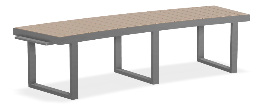Skyline Curved Bench - 6.2m Radius