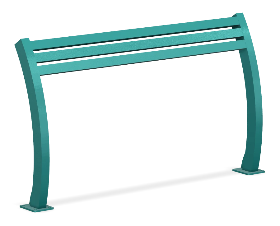 Parker Aluminum Leaning Bench 5ft