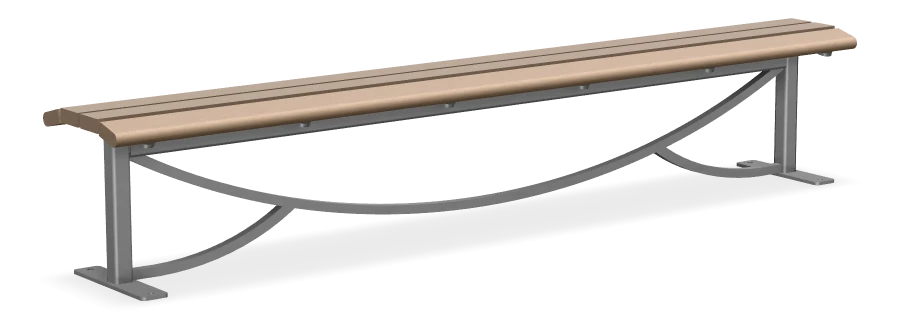 Thompson Straight Bench 8ft